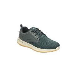 Buty Skechers 65641-BLK. Czarne trampki męskie Skechers, bez wzorów, bez zapięcia. Za 285,29 zł.