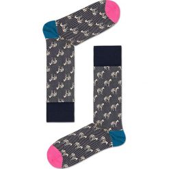 Happy Socks - Skarpety. Czarne skarpetki męskie marki Happy Socks, bez wzorów, z elastanu. Za 79,90 zł.