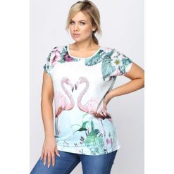 Jasnoniebieski T-shirt In the Dark. Niebieskie t-shirty damskie marki Born2be, m. Za 24,99 zł.