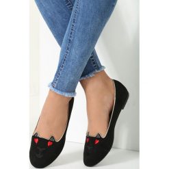 Czarne Balerinki Dear Vogue. Czarne baleriny damskie vices, bez wzorów, bez obcasa. Za 49,99 zł.