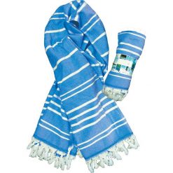 Kąpielówki męskie: Fouta „Oasis” w kolorze niebieskim – 160 x 90 cm