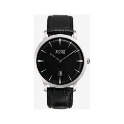 BOSS Zegarek Czarny. Czarne zegarki męskie Boss, ze stali. Za 1027,95 zł.