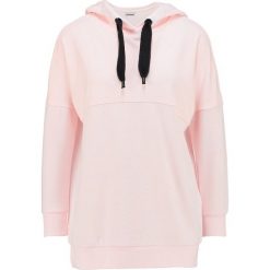 Bluzy damskie: Noisy May Petite NMAIDEN LONG Bluza z kapturem barely pink