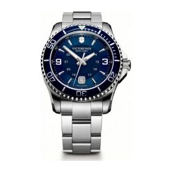 PROMOCJA ZEGAREK VICTORINOX SWISS ARMY MAVERICK 241602. Niebieskie zegarki męskie Victorinox, ze stali. W wyprzedaży za 1430,00 zł.