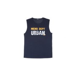 T-shirt męski bez rękawów. Czarne t-shirty męskie marki TXM, m, bez wzorów, bez kołnierzyka. Za 15,99 zł.