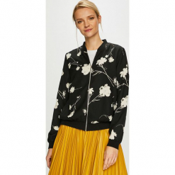 Vero Moda - Kurtka bomber. Czarne bomberki damskie Vero Moda, m, z bawełny. W wyprzedaży za 129,90 zł.