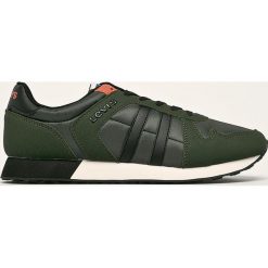 Levi's - Buty. Zielone sneakersy męskie Levi's®, z okrągłym noskiem, na sznurówki. W wyprzedaży za 159,90 zł.