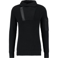 Kardigany męskie: GStar POWEL SHAWL COLLAR KNIT L/S Sweter dark black
