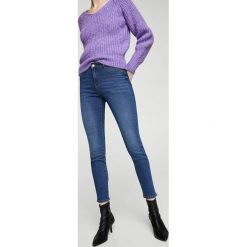 Mango - Jeansy Jane. Niebieskie rurki damskie marki Mango, z podwyższonym stanem. Za 79,90 zł.