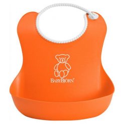 Babybjörn Miękki Śliniak Soft, Pomarańczowy. Brązowe śliniaki marki BABYBJORN. W wyprzedaży za 43,00 zł.