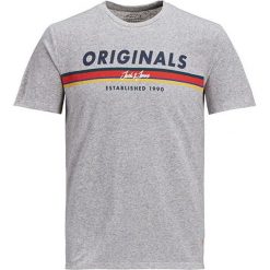 Jack&Jones T-shirt męski Tuco Tee Ss Crew Neck LightGrey Melange Slim (rozmiar S). Koszulki męskie Jack&Jones, s, bez wzorów, bez kołnierzyka. W wyprzedaży za 44,00 zł.