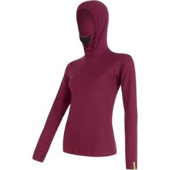 Sensor Damska bluza termiczna z kapturem Double Face Merino Wool Lille L. Pomarańczowe bluzy damskie termoaktywne Sensor, l, bez wzorów, z wełny, sportowe, z długim rękawem, długie, z kapturem, outdoorowe. Za 225,00 zł.