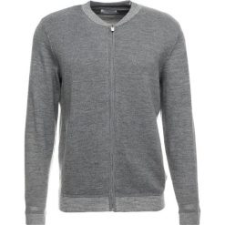 Calvin Klein BLEND BASEBALL JACKET Kardigan grey. Szare kardigany męskie Calvin Klein, m, z materiału. Za 549,00 zł.