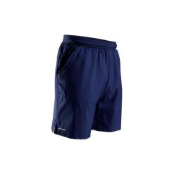 Spodenki tenisowe Dry 500 męskie. Niebieskie spodenki sportowe męskie ARTENGO, m, bez wzorów, z poliesteru, sportowe, tenisowe. Za 34,99 zł.