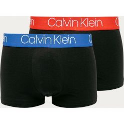 Calvin Klein Underwear - Bokserki (2-pack). Czarne bokserki męskie Calvin Klein Underwear, z nadrukiem, z elastanu. Za 149,90 zł.