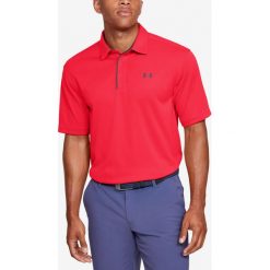 Under Armour Tech™ Polo Koszulka Czerwony. Czerwone podkoszulki męskie Under Armour, s, bez wzorów, z poliesteru, polo, bez rękawów. Za 188,95 zł.