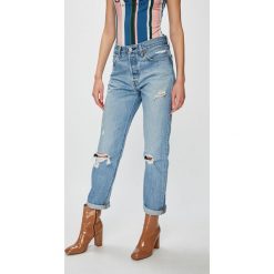 Levi's - Jeansy 501. Niebieskie jeansy damskie Levi's®, s, z podwyższonym stanem. W wyprzedaży za 269,90 zł.