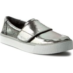 Półbuty TOMS - Altair 10006315 Gunmetal. Szare półbuty damskie Toms, na co dzień, bez wzorów, ze skóry, bez obcasa, na płaskiej podeszwie, bez zapięcia. W wyprzedaży za 259,00 zł.