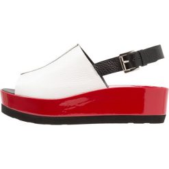 Rzymianki damskie: Élysèss Sandały na platformie black/white/red