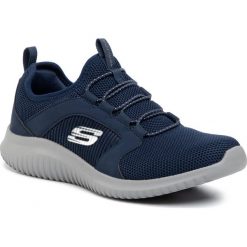 Buty SKECHERS - Flection 999569/NVY Cobalt Blue. Niebieskie buty sportowe męskie Skechers, ze skóry ekologicznej, bez zapięcia, na fitness i siłownię. Za 199,99 zł.