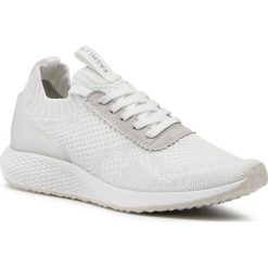 Sneakersy TAMARIS - 1-23714-25 Silver Grey 230. Białe półbuty damskie Tamaris, z tworzywa sztucznego. Za 229,00 zł.
