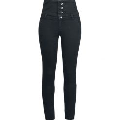 Jeansy damskie: Forplay High Waist Denim Jeans Jeansy damskie czarny