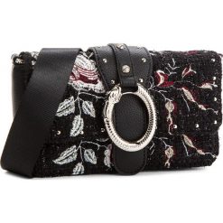 Torebka LIU JO - S Crossbody Darsen A68040 T6795 Mixed Embr.Flow. Czarne listonoszki damskie Liu Jo, z materiału. W wyprzedaży za 389,00 zł.