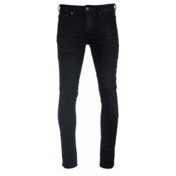 Pepe Jeans Jeansy Męskie Stanley 31/32, Czarne. Czarne jeansy męskie marki Pepe Jeans, m, bez wzorów, z jeansu. W wyprzedaży za 335,00 zł.