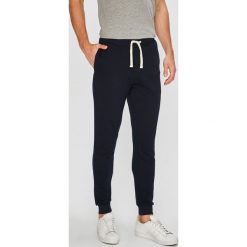 Jack & Jones - Spodnie. Niebieskie spodnie męskie Jack & Jones, s, bez wzorów, z bawełny. Za 119,90 zł.