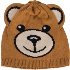 Czapka MOSCHINO - 65114 M1865 003. Pomarańczowe czapki damskie MOSCHINO, bez wzorów, z wełny. W wyprzedaży za 269,00 zł.
