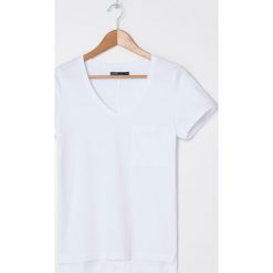 T-shirt z bawełny organicznej - Biały. Białe t-shirty damskie House, s, bez wzorów, z bawełny, bez kołnierzyka. Za 19,99 zł.