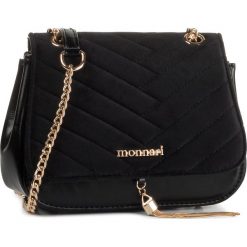 Torebka MONNARI - BAG9740-020 Black. Czarne torebki klasyczne damskie Monnari, bez wzorów, ze skóry ekologicznej, wizytowe, bez dodatków. W wyprzedaży za 129,00 zł.