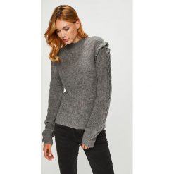 Silvian Heach - Sweter. Szare swetry klasyczne damskie marki Silvian Heach, l, z dzianiny, z włoskim kołnierzykiem. W wyprzedaży za 399,90 zł.