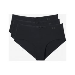 Under Armour 3-pack Spodenki Czarny. Czarne figi damskie Under Armour, xs, bez wzorów, z elastanu. Za 119,95 zł.