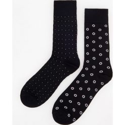 Skarpety 2 pack - Czarny. Czarne skarpetki męskie Reserved, bez wzorów. Za 29,99 zł.