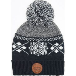 Czapka z pomponem - Granatowy. Brązowe czapki męskie marki SOLOGNAC, xl, z materiału. Za 39,99 zł.