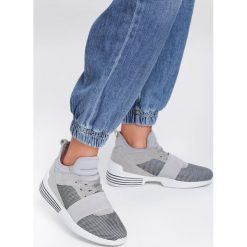Szare Buty Sportowe Paper Fuse. Szare buty sportowe damskie Renee, w paski, sportowe. Za 99,99 zł.