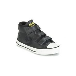 Buty Dziecko Converse STAR PLAYER 3V ASTEROID LEATHER HI. Czarne trampki dziewczęce Converse, bez wzorów, bez zapięcia. Za 249,00 zł.