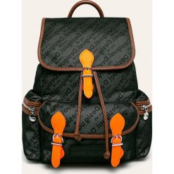 Desigual - Plecak. Czarne plecaki damskie Desigual, bez wzorów, z bawełny. Za 499,90 zł.
