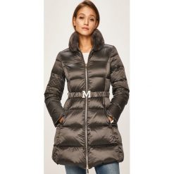Marciano Guess - Kurtka puchowa. Czarne kurtki damskie MARCIANO GUESS, s, w paski, z materiału, długie. Za 1799,00 zł.