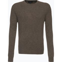 Andrew James - Sweter męski z czystego kaszmiru, beżowy. Brązowe swetry męskie marki Andrew James, m, bez wzorów, z kaszmiru, bez kołnierzyka, bez kaptura. Za 549,95 zł.