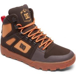 DC Buty Zimowe Męskie Pure Ht Wr Boot M Boot ch6 Chocolate Brown 46,5. Brązowe buty sportowe męskie marki DC, na zimę, z gumy. Za 615,00 zł.