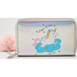 Portfel Unicorn - Wielobarwn. Szare portfele damskie marki House. Za 29,99 zł.