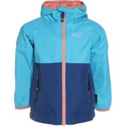 Jack Wolfskin RAINY DAYS Kurtka hardshell lake blue. Niebieskie kurtki damskie turystyczne Jack Wolfskin, z materiału. W wyprzedaży za 356,15 zł.