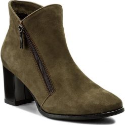 Botki damskie lity: Botki WASAK - 0484 Oliwka