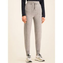 Spodnie dresowe TwinSet 192TT3024. Szare spodnie damskie Twinset, l, z bawełny. W wyprzedaży za 489,00 zł.
