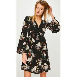 Answear - Sukienka. Brązowe sukienki mini ANSWEAR, na co dzień, l, z poliesteru, casualowe, proste. Za 119,90 zł.