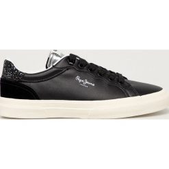 Pepe Jeans - Buty Kenton Classic. Czarne buty sportowe damskie Pepe Jeans, bez wzorów, z jeansu, sportowe. Za 239,90 zł.