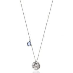 Wspaniały Naszyjnik - srebro 925, Swarovski. Szare naszyjniki męskie marki W.KRUK, z kryształem, srebrne. Za 449,00 zł.