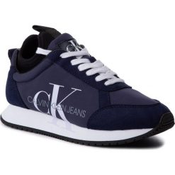 Sneakersy CALVIN KLEIN JEANS - Josslyn B4R0825 Medieval Blue. Niebieskie półbuty damskie Calvin Klein Jeans, z jeansu. Za 689,00 zł.